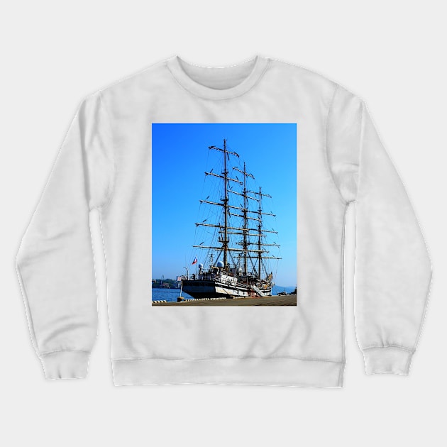 Frigate Pallada. Vladivostok Russia 2011 Crewneck Sweatshirt by IgorPozdnyakov